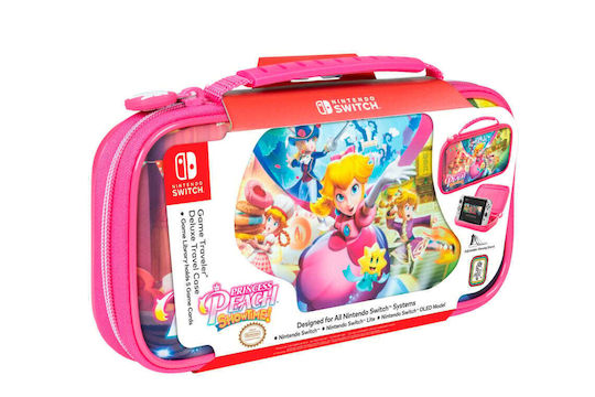 Nintendo Deluxe Θήκη Μεταφοράς Princess Peach ShowTime Switch Ροζ