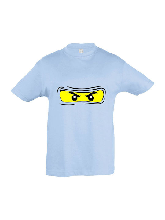 kirikoko Παιδικό T-shirt Sky Blue Ninjago Ninja...