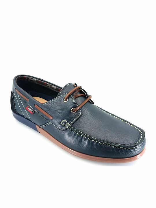 Luisetti 29304 (blau Leder) Herren Mokassins