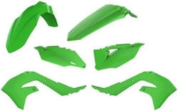 Σετ Πλαστικά Μοτοσυκλέτας για Kawasaki KX Πράσινο