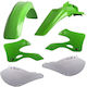 Motorcycle Plastic Set for Kawasaki KX Green 1pcs