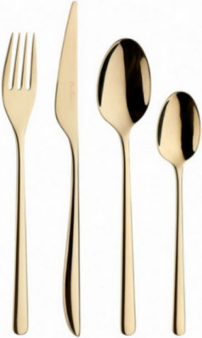 Pintinox Set de Tacâmuri Inoxidabil Auriu 24buc