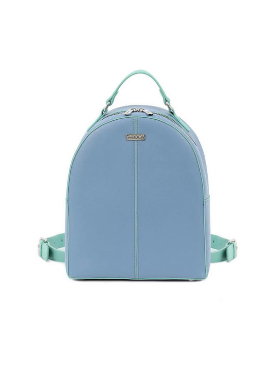 Doca Damen Tasche Rucksack Hellblau