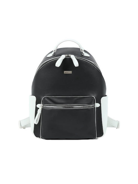 Doca Damen Tasche Rucksack Schwarz