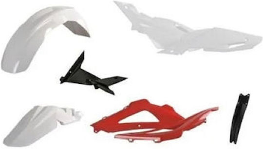 Motorcycle Plastic Set for Husqvarna SMR / TE / WR / WRE for Yamaha WR White 1pcs