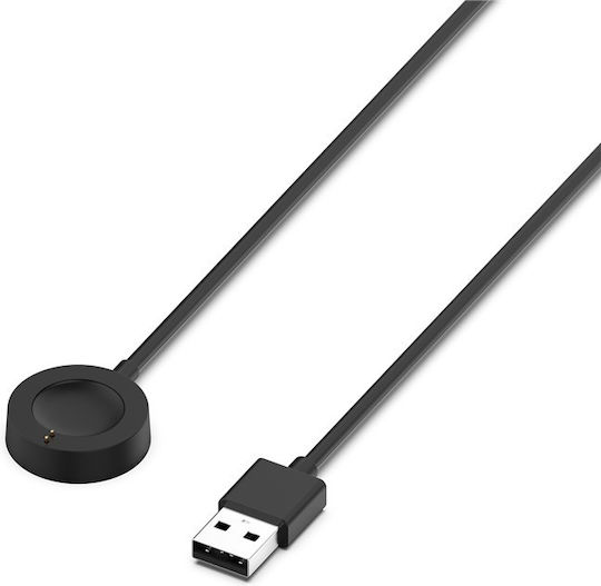 Edman Smartwatch Charging Cable For Fossil Gen 6 / Fossil Gen 4 / Fossil Gen 5, Length 1m, Watch Charger, Black