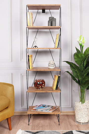 Βιβλιοθήκη Balaban Pine 46x30x165εκ.