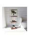 Natural Bookcase 40x35x120cm