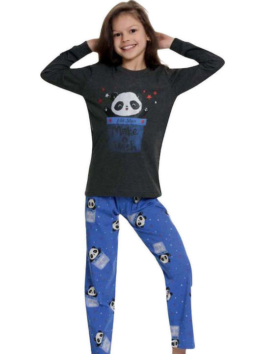 Elit Star Детска пижама Лятна Charcoal blue