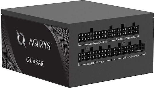 Aqirys Quasar 1200W Black Computer Power Supply Full Modular 80 Plus Platinum