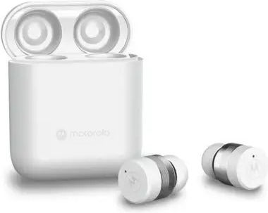 Motorola Moto Buds 120 Bluetooth Handsfree Ακουστικά με Αντοχή στον Ιδρώτα και Θήκη Φόρτισης Λευκά