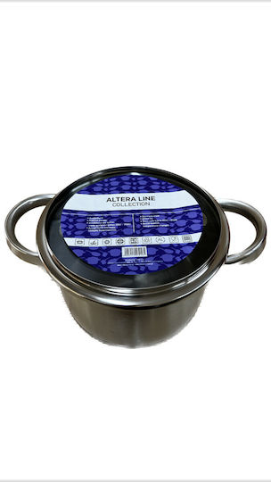 Venus Altera Βαθιά Ανοξείδωτη Κατσαρόλα 16cm