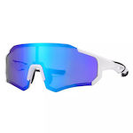 Rockbros 10183 Polarizing Cycling Glasses - Blue