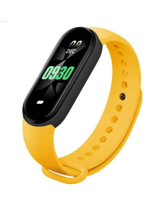 M8 Activity Tracker with Heart Rate Monitor Yellow