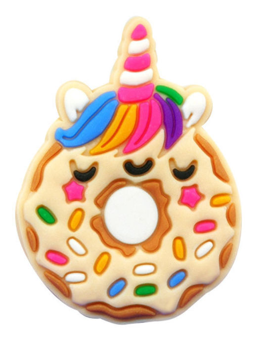 Shoe Charms 421001516 Beige Donut Jibbitz Για Crocs