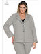 Silky Collection Blazer pentru femei Sacou Embrime