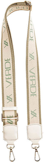 Verde Каишка за Плетена Чанта Бежов