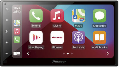 Pioneer Ηχοσύστημα Αυτοκινήτου για Honda Stream (Bluetooth/USB/WiFi/GPS/Apple-Carplay/Android-Auto) με Οθόνη Αφής 8"