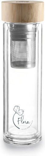 Lacor Ποτήρι Θερμός Ανοξείδωτο BPA Free 350ml Διάφανο