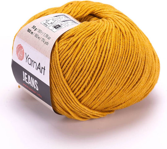 YarnArt Jeans Mixed Yellow 160m 50gr