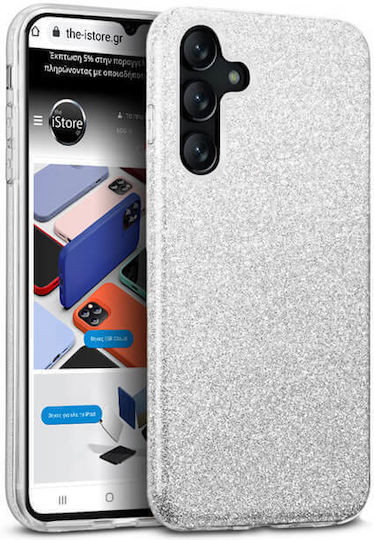 Orso Hybrid Strass Back Cover Silicon Gri (Galaxy A55)