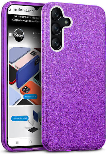 Orso Hybrid Strass Back Cover Silicon Violet (Galaxy A35)