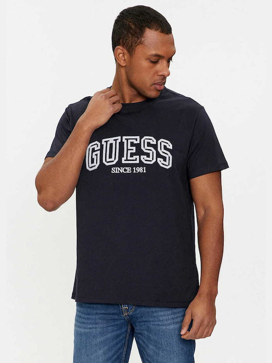 Guess Herren Kurzarmshirt BLUE