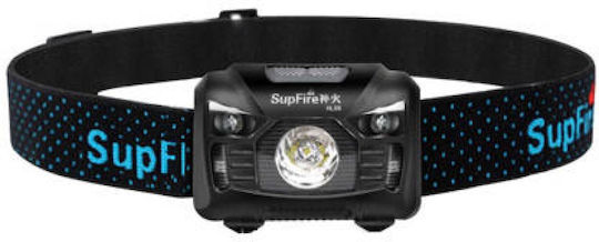 Superfire Επαναφορτιζόμενος Φακός Κεφαλής LED IP44 με Μέγιστη Φωτεινότητα 500lm