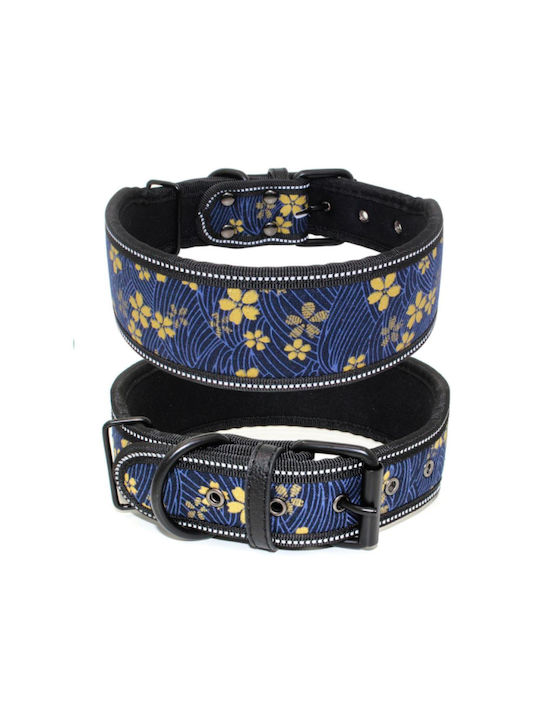 Dog collar with daisies Diam.56x5cm