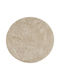 vidaXL Rug Round Beige