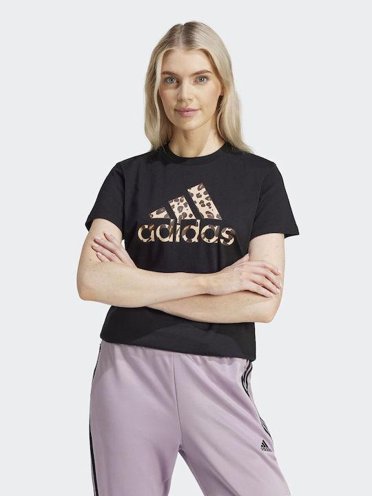 Adidas Damen Sport T-Shirt Schwarz