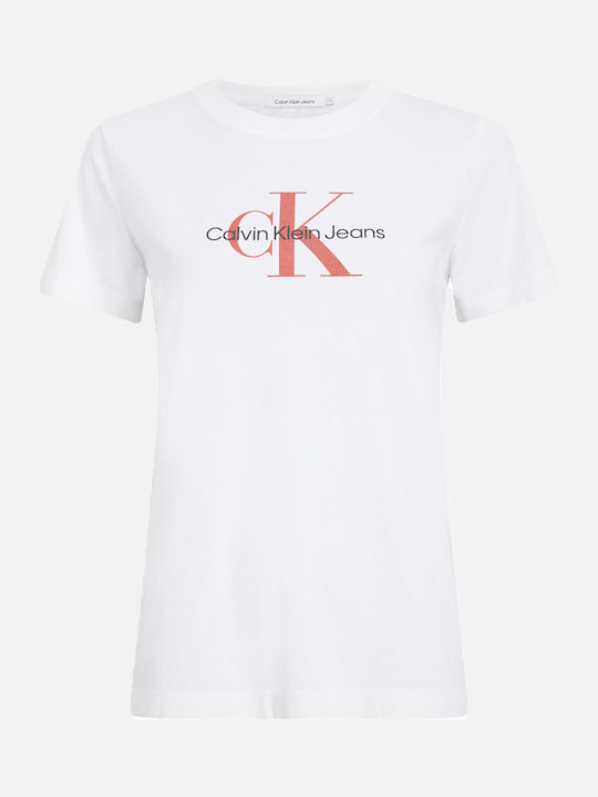 Calvin Klein Monologo Women's T-shirt White