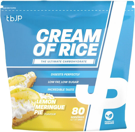 tbJp Cream Of Rice Ειδικό Συμπλήρωμα Διατροφής 2000gr Lemon Pie