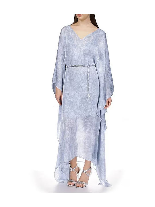 Michael Kors Καλοκαιρινό Midi Φόρεμα Σιέλ