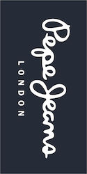 Pepe Jeans London Prosoape De Plajă Din Bumbac Albastre