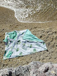Nima Πετσέτα Θαλάσσης Βαμβακερή Πράσινη 200x150εκ.