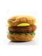 Animal Hamburger Plüschspielzeug Hund mit Ton 9εκ. 1Stück