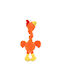 Animal Huhn Plüschspielzeug Hund mit Ton 33εκ. Orange 1Stück