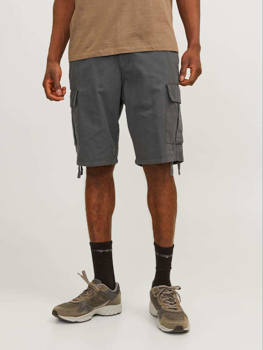 Jack & Jones Men's Shorts Cargo Dark grey