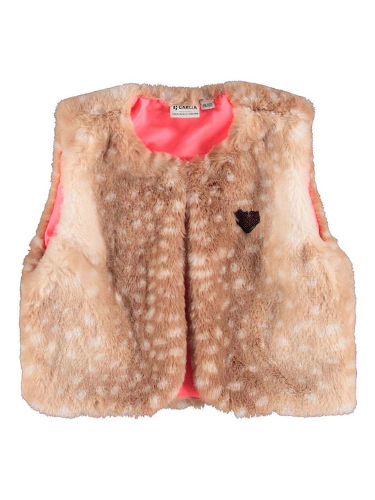 Garcia Jeans Kids Vest Woolen Beige