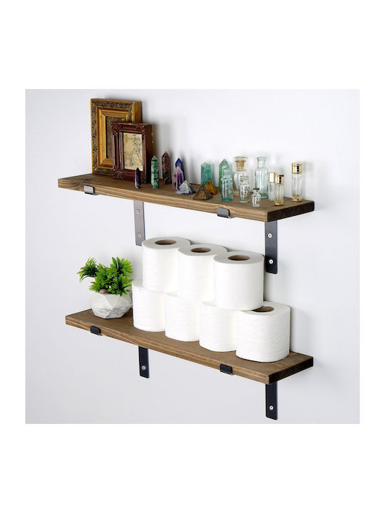 Shelf Wall Brown 60x14x16cm