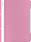 Metron Clipboard with Spring for Paper A4 Pink 25pcs