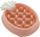Anti-Gulp Dog Bowl Pink/Pineapple Size 5x19/5cm