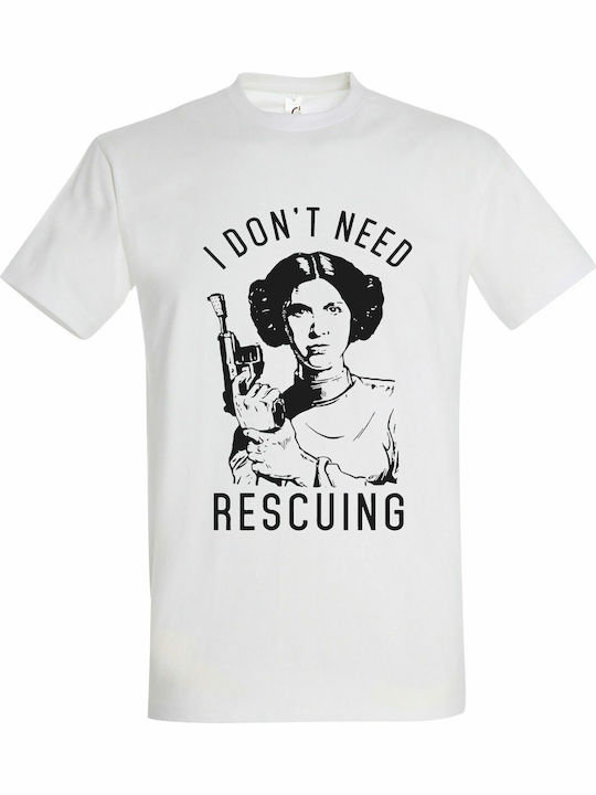 Princess Leia, Star Wars T-shirt Λευκό Βαμβακερό