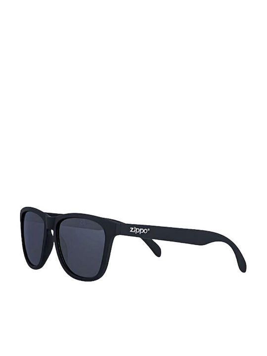 Zippo Sonnenbrillen mit Schwarz Rahmen und Schwarz Linse OB202-01