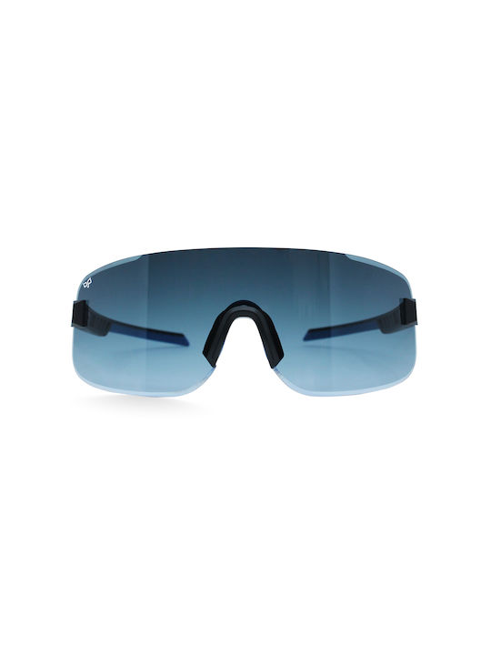 OJO Sunglasses Begi Unisex Γυαλιά Ηλίου με Λευκό Κοκκάλινο Σκελετό και Μπλε Φακό 35OAC72077