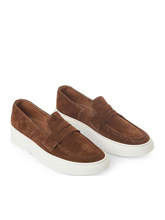Northway Suede Ανδρικά Loafers σε Ταμπά Χρώμα