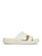 Strappy Damen-Flip-Flops in Beige Stil