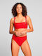 Bikini Slip Ψηλόμεσο Red