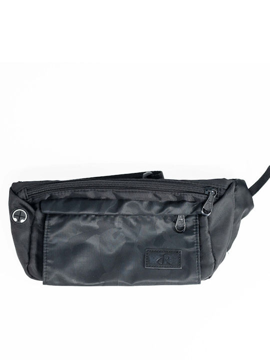 Herren Bum Bag Taille Schwarz